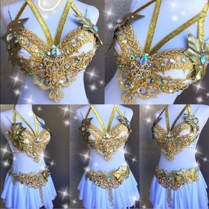 Electric Laundry Golden Goddess Costume
